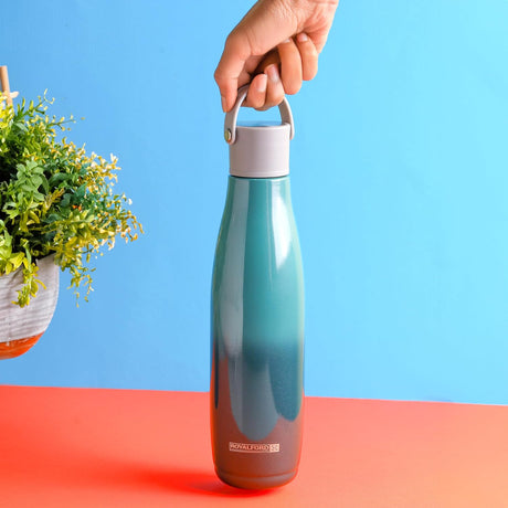Royalford 700ML Water Bottle RF12183 Stainless Steel Double Wall Insulated thermos Bottle Hot Cold Water Flask Sports Bottle for Indoor and Outdoor Unbreakable Leak - proof Light weight Assorted Colors - Al Kabayel Discount CentreRoyalford 700ML Water Bottle RF12183 Stainless Steel Double Wall Insulated thermos Bottle Hot Cold Water Flask Sports Bottle for Indoor and Outdoor Unbreakable Leak - proof Light weight Assorted ColorsThermosROYALFORDAl Kabayel Discount Centre