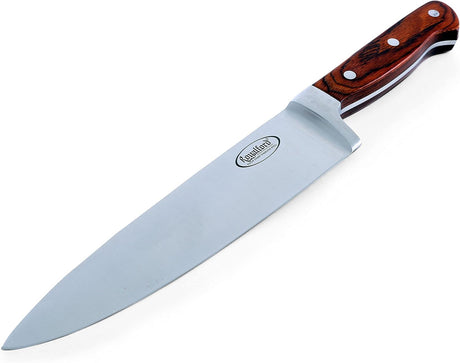Royalford 8 - Inch Chef Knife with Wooden Handle – Premium Stainless Steel Blade (RF4110) - Al Kabayel Discount CentreRoyalford 8 - Inch Chef Knife with Wooden Handle – Premium Stainless Steel Blade (RF4110)Knife & Knife SetsROYALFORDAl Kabayel Discount Centre