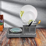 Royalford 8 Plates Aluminum Dish Racks RF12280 Cup Holder Dish Drainer Board Space Saving Kitchen Organizer Dish Drying Rack Countertop Kitchen Utensils Easy Installation - 31.5DcmX28cmX11.5cm - Al Kabayel Discount CentreRoyalford 8 Plates Aluminum Dish Racks RF12280 Cup Holder Dish Drainer Board Space Saving Kitchen Organizer Dish Drying Rack Countertop Kitchen Utensils Easy Installation - 31.5DcmX28cmX11.5cmOrganizers & AccessoriesROYALFORDAl Kabayel Discount Centre