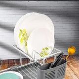 Royalford 8 Plates Aluminum Dish Racks RF12280 Cup Holder Dish Drainer Board Space Saving Kitchen Organizer Dish Drying Rack Countertop Kitchen Utensils Easy Installation - 31.5DcmX28cmX11.5cm - Al Kabayel Discount CentreRoyalford 8 Plates Aluminum Dish Racks RF12280 Cup Holder Dish Drainer Board Space Saving Kitchen Organizer Dish Drying Rack Countertop Kitchen Utensils Easy Installation - 31.5DcmX28cmX11.5cmOrganizers & AccessoriesROYALFORDAl Kabayel Discount Centre