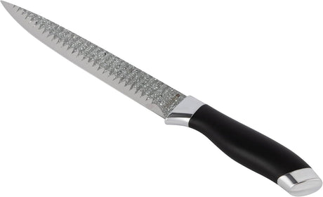 Royalford 8" Slicer Knife RF12008 Stainless Steel Food Grade Blade with Non Stick Coating Dishwasher Safe - Al Kabayel Discount CentreRoyalford 8" Slicer Knife RF12008 Stainless Steel Food Grade Blade with Non Stick Coating Dishwasher SafeKitchen Utensils & GadgetsROYALFORDAl Kabayel Discount Centre