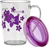 Royalford Acrylic Transparent Mug with Lid 350ml, Violet - Al Kabayel Discount CentreRoyalford Acrylic Transparent Mug with Lid 350ml, VioletMugsROYALFORDAl Kabayel Discount Centre