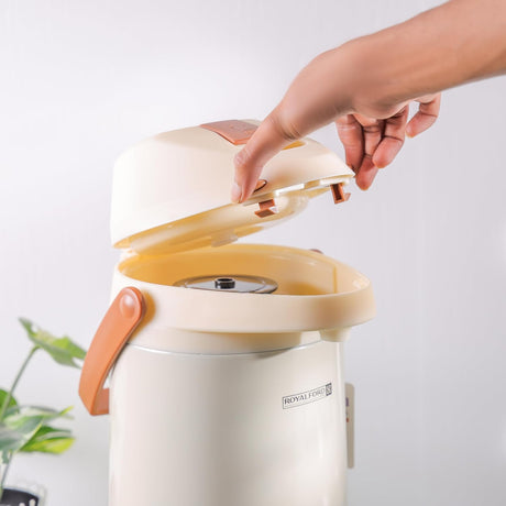 Royalford Airpot Vaccum Flask 3500ml, Double Wall Vaccum Insulation, 18Hrs Hot & 24Hrs Cold, Off White - RF12149 - Al Kabayel Discount CentreRoyalford Airpot Vaccum Flask 3500ml, Double Wall Vaccum Insulation, 18Hrs Hot & 24Hrs Cold, Off White - RF12149ThermosROYALFORDAl Kabayel Discount Centre