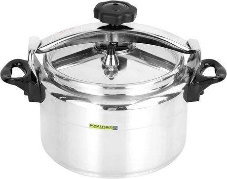 Royalford Aluminium Alloy Pressure Cooker 15 Liter, Silver - RF11177 - Al Kabayel Discount CentreRoyalford Aluminium Alloy Pressure Cooker 15 Liter, Silver - RF11177Pressure CookersROYALFORDAl Kabayel Discount Centre