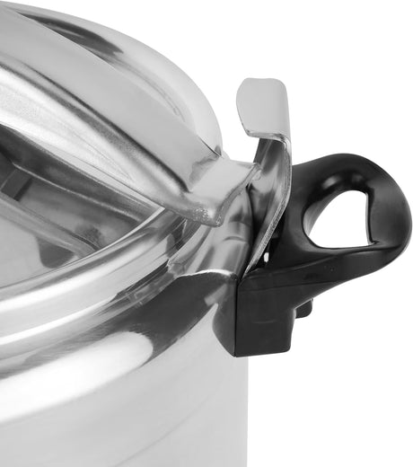 Royalford Aluminium Alloy Pressure Cooker 18 Liter, Equipped with Multi - Safety Device and Unique Pressure Indicator, Silver - RF11980 - Al Kabayel Discount CentreRoyalford Aluminium Alloy Pressure Cooker 18 Liter, Equipped with Multi - Safety Device and Unique Pressure Indicator, Silver - RF11980Pressure CookersROYALFORDAl Kabayel Discount Centre