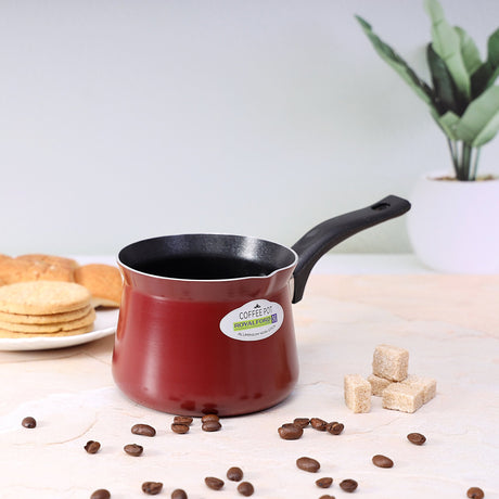 ROYALFORD Aluminium Non - Stick Coffee Pot 7.5cm, 400ml - RF1139 - Al Kabayel Discount CentreROYALFORD Aluminium Non - Stick Coffee Pot 7.5cm, 400ml - RF1139Tea/Coffee PotsROYALFORDAl Kabayel Discount Centre