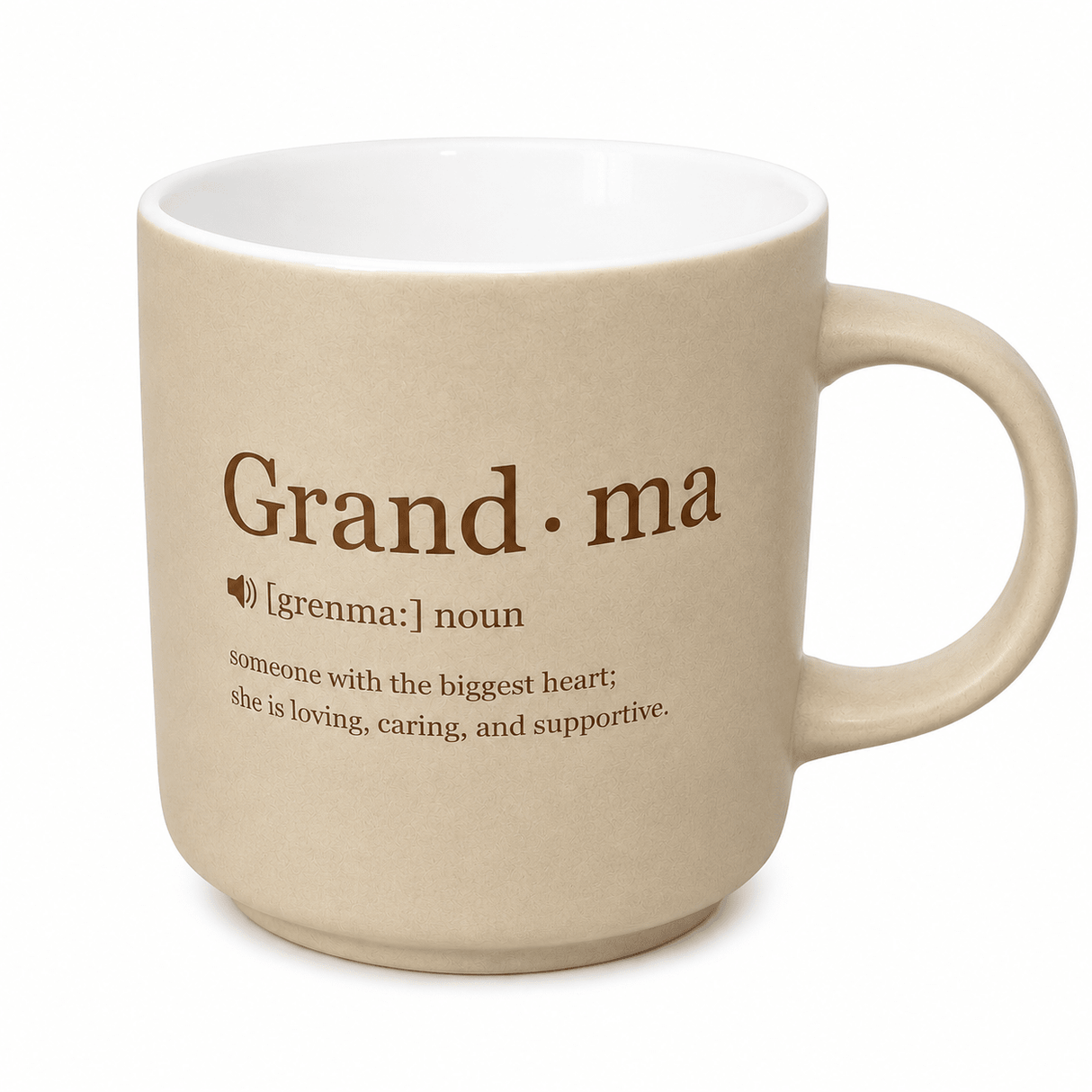 Royalford Beige Grandma Definition Ceramic Mug - 250ml - Al Kabayel Discount CentreRoyalford Beige Grandma Definition Ceramic Mug - 250mlMugsROYALFORDAl Kabayel Discount Centre