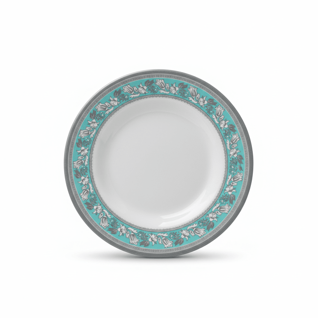 Royalford Blue Accent Melamine Dinner Plate – 10" White - Al Kabayel Discount CentreRoyalford Blue Accent Melamine Dinner Plate – 10" WhitePlatesROYALFORDAl Kabayel Discount Centre