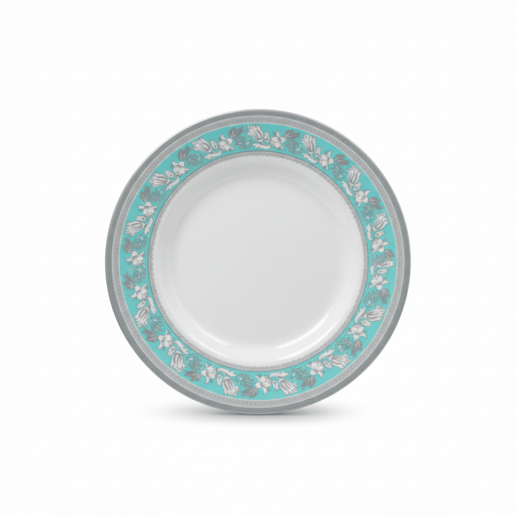 Royalford Blue Accent Melamine Dinner Plate – 8" White - Al Kabayel Discount CentreRoyalford Blue Accent Melamine Dinner Plate – 8" WhitePlatesROYALFORDAl Kabayel Discount Centre