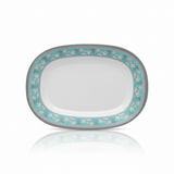 Royalford Blue Accent Melamine Oval Tray – 14" White - Al Kabayel Discount CentreRoyalford Blue Accent Melamine Oval Tray – 14" WhiteServing TraysROYALFORDAl Kabayel Discount Centre