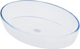 ROYALFORD Borosilicate Glass Oval Baking Dish 2 Liter, 30cm*21cm*6.2cm - RF 2729 - Al Kabayel Discount CentreROYALFORD Borosilicate Glass Oval Baking Dish 2 Liter, 30cm*21cm*6.2cm - RF 2729Food ContainersROYALFORDAl Kabayel Discount Centre