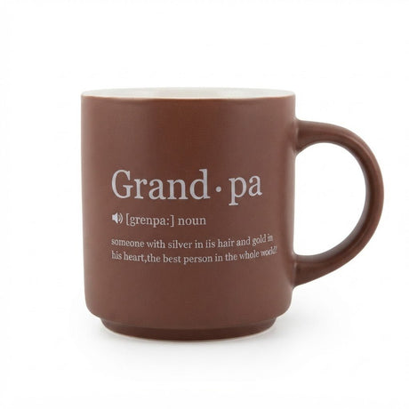 Royalford Brown Matte Grandpa Definition Ceramic Mug – 250ml - Al Kabayel Discount CentreRoyalford Brown Matte Grandpa Definition Ceramic Mug – 250mlMugsROYALFORDAl Kabayel Discount Centre