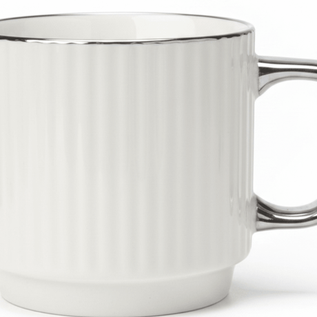 Royalford Ceramic Mug - 300ml - White / Beige / Navy Blue - Al Kabayel Discount CentreRoyalford Ceramic Mug - 300ml - White / Beige / Navy BlueMugsROYALFORDAl Kabayel Discount Centre