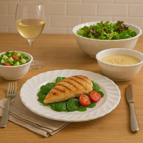 Royalford Classic Opalware 40pcs Dinner Set, RF12658 - Al Kabayel Discount CentreRoyalford Classic Opalware 40pcs Dinner Set, RF12658Dinnerware SetsROYALFORDAl Kabayel Discount Centre