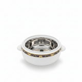 Royalford Classic White Insulated Casserole Dish with Stainless Steel Interior Compact and Durable Food Warmer 1200 ml - Al Kabayel Discount CentreRoyalford Classic White Insulated Casserole Dish with Stainless Steel Interior Compact and Durable Food Warmer 1200 mlCasserolesROYALFORDAl Kabayel Discount Centre
