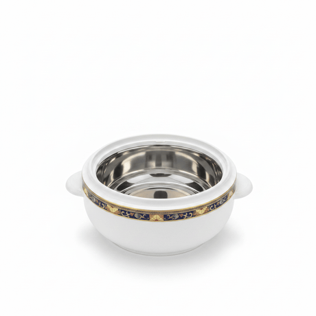 Royalford Classic White Insulated Casserole Dish with Stainless Steel Interior Compact and Durable Food Warmer 1200 ml - Al Kabayel Discount CentreRoyalford Classic White Insulated Casserole Dish with Stainless Steel Interior Compact and Durable Food Warmer 1200 mlCasserolesROYALFORDAl Kabayel Discount Centre