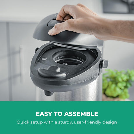 Royalford Coffee/Tea Stainless Steel Vacuum Flask, 3 Litres, RF - 8336 - Al Kabayel Discount CentreRoyalford Coffee/Tea Stainless Steel Vacuum Flask, 3 Litres, RF - 8336ThermosROYALFORDAl Kabayel Discount Centre