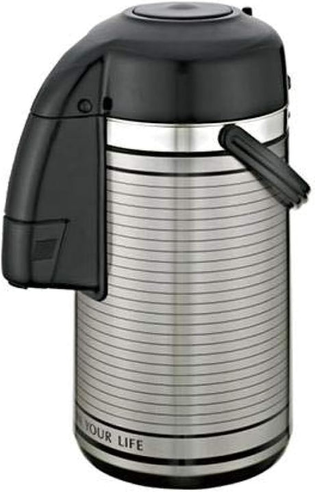 Royalford Coffee/Tea Vaccum Flask 2.5 Liter, Rf6276 (Stainless Steel) - Al Kabayel Discount CentreRoyalford Coffee/Tea Vaccum Flask 2.5 Liter, Rf6276 (Stainless Steel)ThermosROYALFORDAl Kabayel Discount Centre