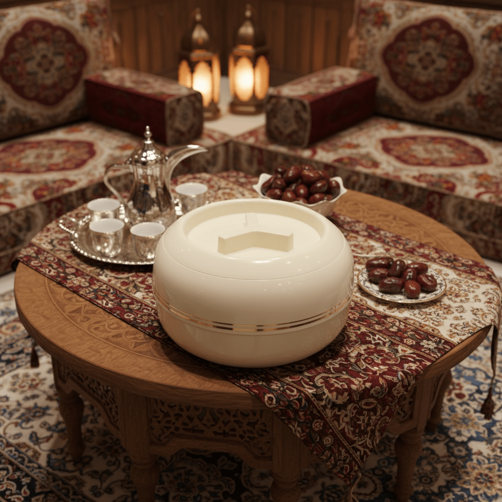 Royalford Cream Zoria Insulated Casserole with Premium Stainless Steel Inner and Durable Outer Body Stylish Serving Solution 5600 ml - Al Kabayel Discount CentreRoyalford Cream Zoria Insulated Casserole with Premium Stainless Steel Inner and Durable Outer Body Stylish Serving Solution 5600 mlCasserolesROYALFORDAl Kabayel Discount Centre
