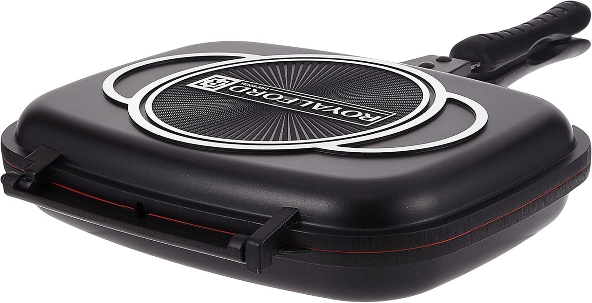 ROYALFORD Die Cast Aluminum Double Grill Pan 32cm, 5 Layer Construction - Al Kabayel Discount CentreROYALFORD Die Cast Aluminum Double Grill Pan 32cm, 5 Layer ConstructionFrying Pans & SkilletsROYALFORDAl Kabayel Discount Centre