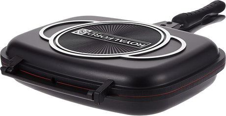 ROYALFORD Die Cast Aluminum Double Grill Pan 32cm, 5 Layer Construction - Al Kabayel Discount CentreROYALFORD Die Cast Aluminum Double Grill Pan 32cm, 5 Layer ConstructionFrying Pans & SkilletsROYALFORDAl Kabayel Discount Centre