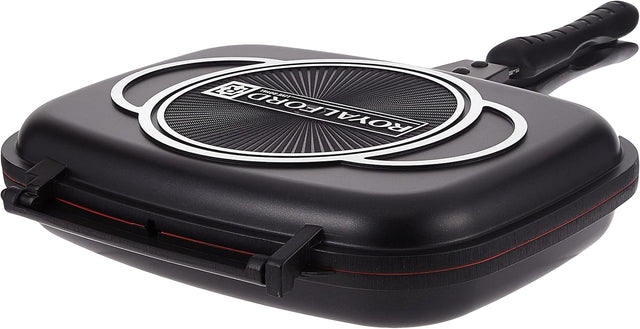 ROYALFORD Die Cast Aluminum Double Grill Pan 32cm, 5 Layer Construction - Al Kabayel Discount CentreROYALFORD Die Cast Aluminum Double Grill Pan 32cm, 5 Layer ConstructionFrying Pans & SkilletsROYALFORDAl Kabayel Discount Centre
