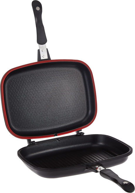 ROYALFORD Die Cast Aluminum Double Grill Pan 32cm, 5 Layer Construction - Al Kabayel Discount CentreROYALFORD Die Cast Aluminum Double Grill Pan 32cm, 5 Layer ConstructionFrying Pans & SkilletsROYALFORDAl Kabayel Discount Centre