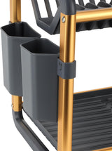 Royalford Dish Drying Stand with Drainer RF12587 Large 2 Tiers Kitchen Dish rack with Holder Utensils Holder and Cup Holder Baking paint Process Coatings 16 Plates Holder Strong Aluminum Easy Assemble - 48.5cmX34cmX26.5cm - Al Kabayel Discount CentreRoyalford Dish Drying Stand with Drainer RF12587 Large 2 Tiers Kitchen Dish rack with Holder Utensils Holder and Cup Holder Baking paint Process Coatings 16 Plates Holder Strong Aluminum Easy Assemble - 48.5cmX34cmX26.5cmOrganizers & AccessoriesROYAL