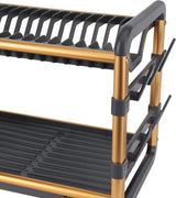 Royalford Dish Drying Stand with Drainer RF12587 Large 2 Tiers Kitchen Dish rack with Holder Utensils Holder and Cup Holder Baking paint Process Coatings 16 Plates Holder Strong Aluminum Easy Assemble - 48.5cmX34cmX26.5cm - Al Kabayel Discount CentreRoyalford Dish Drying Stand with Drainer RF12587 Large 2 Tiers Kitchen Dish rack with Holder Utensils Holder and Cup Holder Baking paint Process Coatings 16 Plates Holder Strong Aluminum Easy Assemble - 48.5cmX34cmX26.5cmOrganizers & AccessoriesROYAL