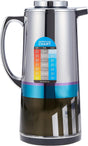Royalford Double Wall Vaccum Flask 1.3 Liter, Asbestos Free, Pink Glass inner, 24hr Hot - 36hr Cold, Silver Figured - RF7947 - Al Kabayel Discount CentreRoyalford Double Wall Vaccum Flask 1.3 Liter, Asbestos Free, Pink Glass inner, 24hr Hot - 36hr Cold, Silver Figured - RF7947ThermosROYALFORDAl Kabayel Discount Centre