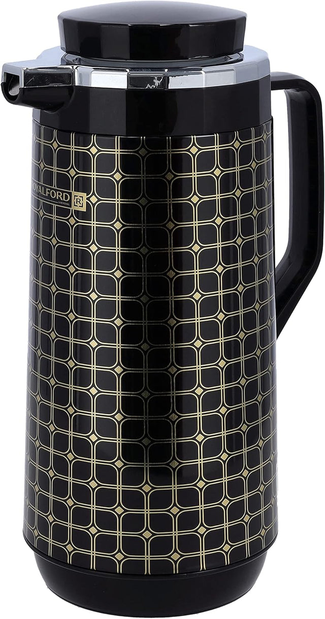 Royalford Double Wall Vaccum Flask 1.3 Liter, Asbestos Free, Pink Glass inner, Strong & Durable Design, Portable & Leak Resistant - RF10404 - Al Kabayel Discount CentreRoyalford Double Wall Vaccum Flask 1.3 Liter, Asbestos Free, Pink Glass inner, Strong & Durable Design, Portable & Leak Resistant - RF10404ThermosROYALFORDAl Kabayel Discount Centre
