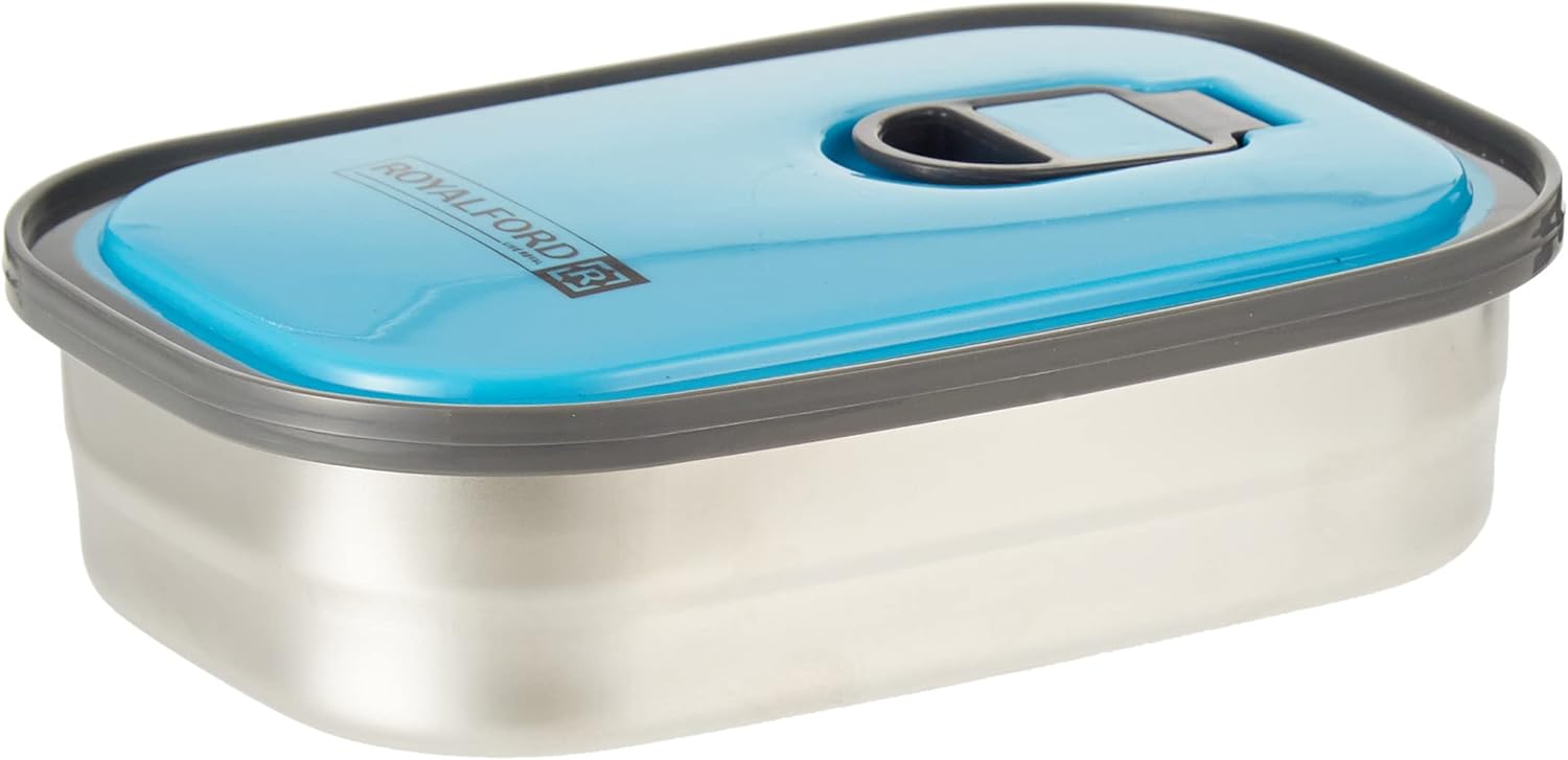 Royalford Food Storage Container Stainless Steel 350Ml Assorted color - Al Kabayel Discount CentreRoyalford Food Storage Container Stainless Steel 350Ml Assorted colorLunch BoxROYALFORDAl Kabayel Discount Centre