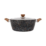 ROYALFORD Forged Aluminum Casserole 26cm x 10.8cm, Mult - Stone Granite Coating, Induction Compatible - Al Kabayel Discount CentreROYALFORD Forged Aluminum Casserole 26cm x 10.8cm, Mult - Stone Granite Coating, Induction CompatibleCasseroles & Stock PotsROYALFORDAl Kabayel Discount Centre