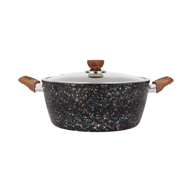 ROYALFORD Forged Aluminum Casserole 26cm x 10.8cm, Mult - Stone Granite Coating, Induction Compatible - Al Kabayel Discount CentreROYALFORD Forged Aluminum Casserole 26cm x 10.8cm, Mult - Stone Granite Coating, Induction CompatibleCasseroles & Stock PotsROYALFORDAl Kabayel Discount Centre