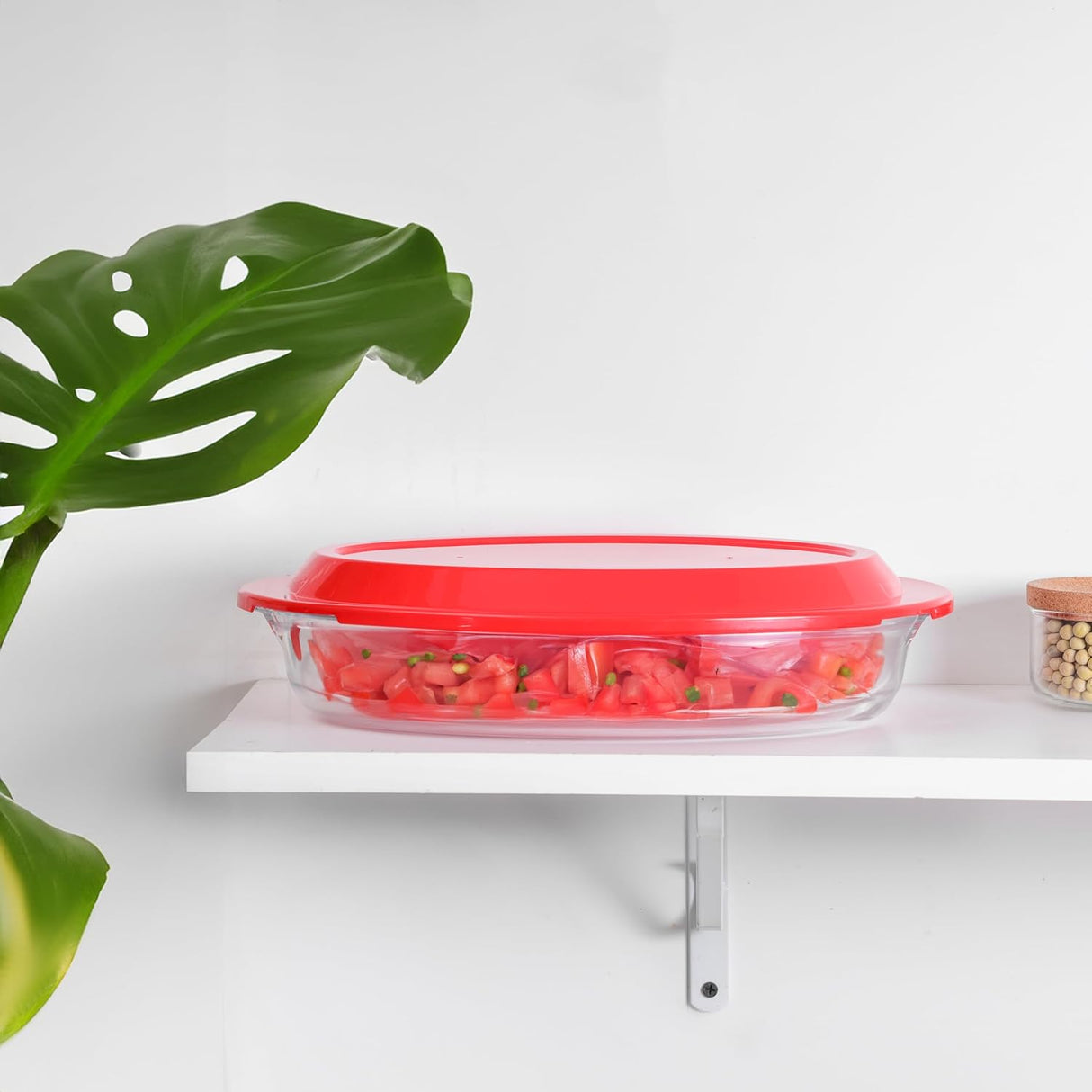 ROYALFORD Glass Baking Dish with Lid 2.2 Liter, 34cm*24.5cm*8cm Oval Shape - RF 12197 - Al Kabayel Discount CentreROYALFORD Glass Baking Dish with Lid 2.2 Liter, 34cm*24.5cm*8cm Oval Shape - RF 12197Food ContainersROYALFORDAl Kabayel Discount Centre