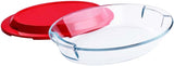 ROYALFORD Glass Baking Dish with Lid 2.2 Liter, 34cm*24.5cm*8cm Oval Shape - RF 12197 - Al Kabayel Discount CentreROYALFORD Glass Baking Dish with Lid 2.2 Liter, 34cm*24.5cm*8cm Oval Shape - RF 12197Food ContainersROYALFORDAl Kabayel Discount Centre