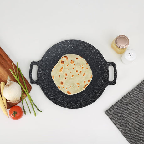 Royalford Granite Coated Aluminium Deep Tawa 30cm, Induction Campatible, RF12506 - Al Kabayel Discount CentreRoyalford Granite Coated Aluminium Deep Tawa 30cm, Induction Campatible, RF12506Frying Pans & SkilletsROYALFORDAl Kabayel Discount Centre