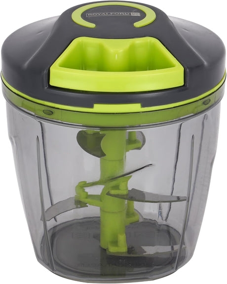 Royalford Handy Pull Chopper 1000ml, 6pcs SS Bladde, Manual Food Processor Vegetable Chopper, Green - RF12923 - Al Kabayel Discount CentreRoyalford Handy Pull Chopper 1000ml, 6pcs SS Bladde, Manual Food Processor Vegetable Chopper, Green - RF12923Kitchen Utensils & GadgetsROYALFORDAl Kabayel Discount Centre