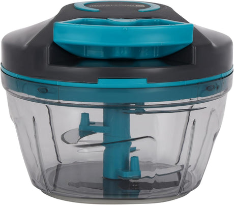 Royalford Handy Pull Chopper 500ml, 4pcs SS Bladde, Manual Food Processor Vegetable Chopper, Teal - RF12922 - Al Kabayel Discount CentreRoyalford Handy Pull Chopper 500ml, 4pcs SS Bladde, Manual Food Processor Vegetable Chopper, Teal - RF12922Kitchen Utensils & GadgetsROYALFORDAl Kabayel Discount Centre