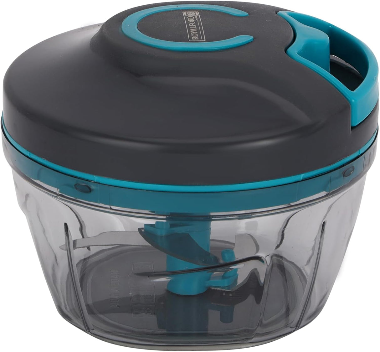 Royalford Handy Pull Chopper 500ml, 4pcs SS Bladde, Manual Food Processor Vegetable Chopper, Teal - RF12922 - Al Kabayel Discount CentreRoyalford Handy Pull Chopper 500ml, 4pcs SS Bladde, Manual Food Processor Vegetable Chopper, Teal - RF12922Kitchen Utensils & GadgetsROYALFORDAl Kabayel Discount Centre