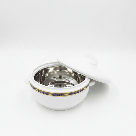 Royalford Large Capacity Insulated Casserole with Plastic Exterior and Steel Inner Classic White Finish 6000 ml - Al Kabayel Discount CentreRoyalford Large Capacity Insulated Casserole with Plastic Exterior and Steel Inner Classic White Finish 6000 mlCasserolesROYALFORDAl Kabayel Discount Centre