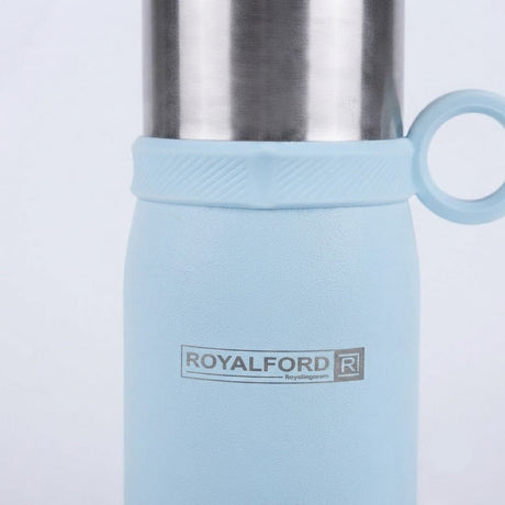 Royalford Light Blue Double Wall Vacuum Insulated Water Bottle - 450ml - Light Blue / Navy Blue - Al Kabayel Discount CentreRoyalford Light Blue Double Wall Vacuum Insulated Water Bottle - 450ml - Light Blue / Navy BlueWater BottlesROYALFORDAl Kabayel Discount Centre