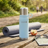Royalford Light Blue Double Wall Vacuum Insulated Water Bottle - 450ml - Light Blue / Navy Blue - Al Kabayel Discount CentreRoyalford Light Blue Double Wall Vacuum Insulated Water Bottle - 450ml - Light Blue / Navy BlueWater BottlesROYALFORDAl Kabayel Discount Centre