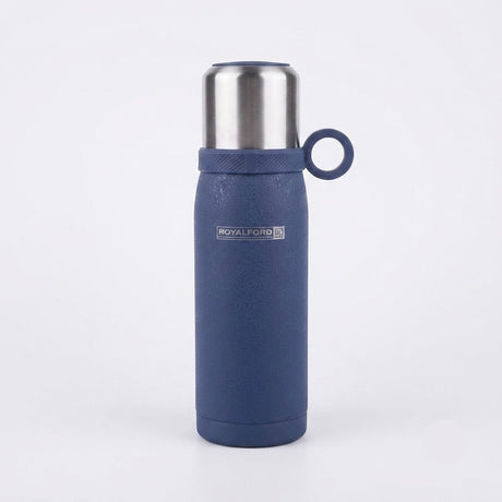 Royalford Light Blue Double Wall Vacuum Insulated Water Bottle - 450ml - Light Blue / Navy Blue - Al Kabayel Discount CentreRoyalford Light Blue Double Wall Vacuum Insulated Water Bottle - 450ml - Light Blue / Navy BlueWater BottlesROYALFORDAl Kabayel Discount Centre