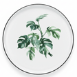 Royalford Melamine Dinner Plate | Black Rim with Botanical Green Leaf Design 11 Inch - Al Kabayel Discount CentreRoyalford Melamine Dinner Plate | Black Rim with Botanical Green Leaf Design 11 InchPlatesROYALFORDAl Kabayel Discount Centre