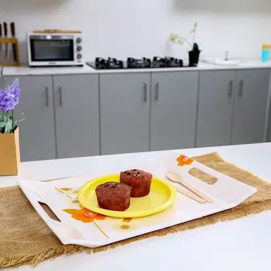 Royalford Melamine Serving Tray Assorted Color - 38.5cmX27.3cmX1.6cm - Al Kabayel Discount CentreRoyalford Melamine Serving Tray Assorted Color - 38.5cmX27.3cmX1.6cmServing TraysROYALFORDAl Kabayel Discount Centre