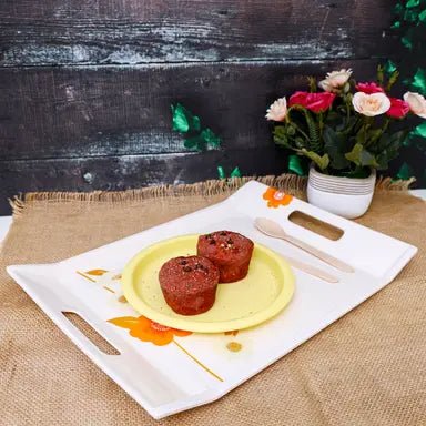 Royalford Melamine Serving Tray Assorted Color - 38.5cmX27.3cmX1.6cm - Al Kabayel Discount CentreRoyalford Melamine Serving Tray Assorted Color - 38.5cmX27.3cmX1.6cmServing TraysROYALFORDAl Kabayel Discount Centre