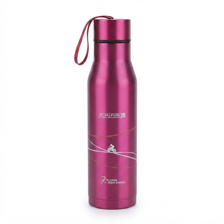 Royalford Metallic Pink Stainless Steel Vacuum Bottle - 950ml - Al Kabayel Discount CentreRoyalford Metallic Pink Stainless Steel Vacuum Bottle - 950mlWater BottlesROYALFORDAl Kabayel Discount Centre