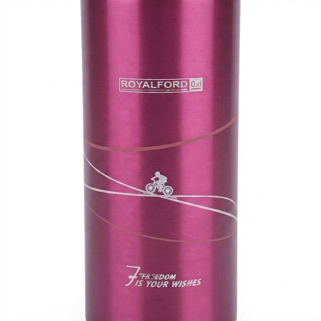Royalford Metallic Pink Stainless Steel Vacuum Bottle - 950ml - Al Kabayel Discount CentreRoyalford Metallic Pink Stainless Steel Vacuum Bottle - 950mlWater BottlesROYALFORDAl Kabayel Discount Centre