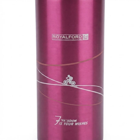 Royalford Metallic Pink Stainless Steel Vacuum Bottle - 950ml - Al Kabayel Discount CentreRoyalford Metallic Pink Stainless Steel Vacuum Bottle - 950mlWater BottlesROYALFORDAl Kabayel Discount Centre